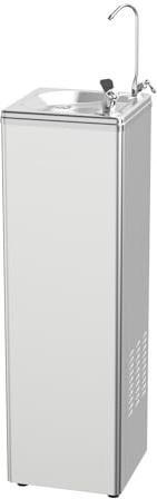 Quench Drinking Water Fountain and Water Bottle Filling Station - Floor Standing Installation - Perfect for Offices, Gyms, Schools & More - Chilled Water - Mains Fed/Plumbed In Supply