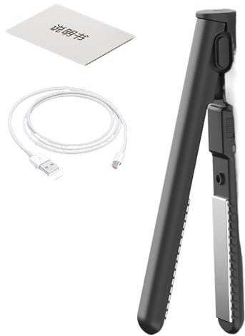 Petit Lisseur Pour Cheveux Courts Boucleur Sans Fil 2-En-1 Compact