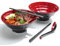 Lanbent Ramen Bowl Set, 1032 ml Japanese Soup Bowl with Spoon and Chopsticks, for Pasta Udon Pho Asian Noodles, Dishwasher Safe (2PCS)