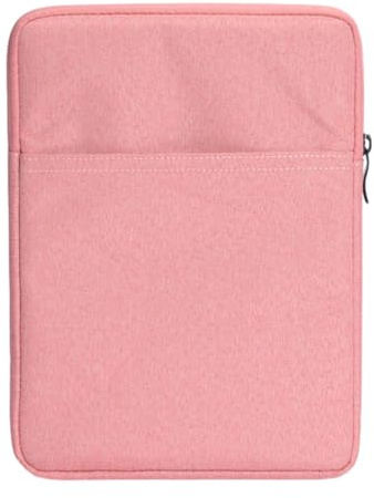 YIXANNX Compact Protective Bags For Kindles Easy To Carry Well Exterior Pocket E-Book Bag Zip Closure, pink, 6inch