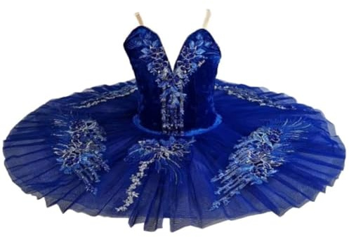 Casiler Vestido Tutú De Ballet Profesional para Mujer, Traje De Bailarina con Falda para Recitales Y Competiciones.