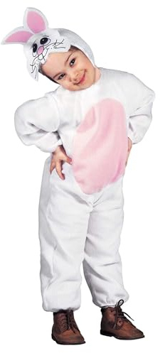 W WIDMANN MILANO Party Fashion - Costume per bambini con cappello a forma di coniglio, tuta con copricapo, costume da animale
