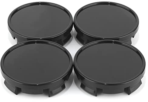 RhinoTuning 4 Stück Radnabenkappen für Dodge Toyota Rays Lexus Nabendeckel OD 63mm ID 59mm, Schwarz Radnabenabdeckung Geeignet für 2006-2016 Aveo Impala RAM Compass Rad, 52110398AA 8840 Felgendeckel