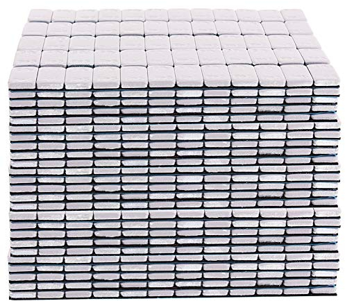 TECPO Auswuchtgewichte 100 Stück Motorräder Alu-Felgen Klebegewichte Wuchtgewichte Kleberiegel 6KG