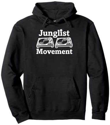 Junglist Movement Jungle Drum and Bass Music Design Sweat à Capuche
