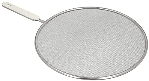 Tapa Anti Salpicaduras Ø 28 cm. Malla Acero Inoxidable. Con mango, Pantalla Antisalpicaduras,Tapa Sarten,Tapa ollas,Tapa aceite