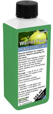 GREEN24 Engrais pour noyer HIGH-TECH Engrais spécial pour noyer, espèce Juglans 250ml
