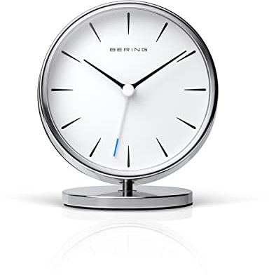 BERING Damen und Herren Alarmclock Quarz Movement - Home Decor Collection mit Kunststoff Glas 90096-044R