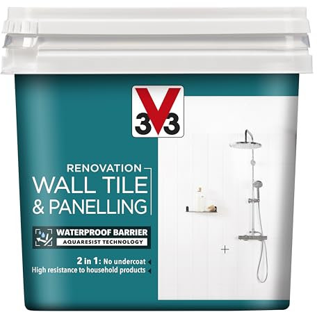 V33 Renovation Wall Tile & Panelling Paint Cotton 750ml