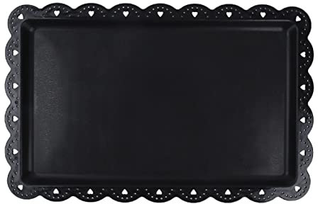 Bandeja rectangular para servir | Bandeja plana para fiesta grado alimenticio – Accesorios fiesta plato galletas para comedores, restaurantes, bufés y cafeterías