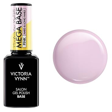 Victoria Vynn Mega Base Indurente per Unghie Lunghe & Resistenti Gel Ibrido UV a LED Polish 15ml Rosa