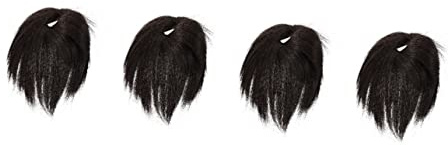 Didiseaon 4 Piezas Pieza anillo de pelo peluca wig hair topper Moños protesis capilares coletero arco cordón Venda rulos de caballo Perder Pedazo de cabello Alambre de alta temperatura