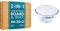 Premium Organic 2-in-1 Extra-Large Wooden Chopping Board & Serving Tray – 44x30x2cm & Pyrex Glass Bowl 3.0L, Pack of 1