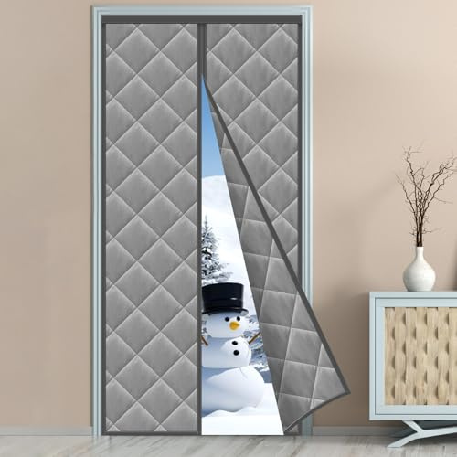 Rideau Thermique Magnétique Hiver - 100 x 210 CM - Thermique Isolant Contre