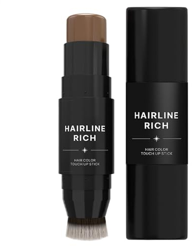 Copertura per ricamo per capelli - colore temporaneo per coprire i capelli grigi, attaccare le radici con doppie estremità | Penna colorata per la copertura dei capelli, bastone fantastico per il