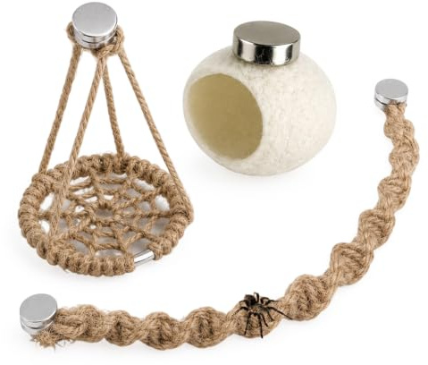 3 PCS Jumping Spider Accessories for Pet Spider Terrarium Decor