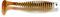 Black Cat Premium Shad Worm Gummifisch mit Lamellen Angelköder zum Wels Angeln Spinnfischen, Motor Oil, 17 cm