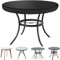 Kovshuiwe Ø114x10cm Feuerplatte Abdeckung Tischabdeckung Gartenmöbel Rund, Patio Table Top Cover Set,Garden Furniture Cover Fitted Round Waterproof Table Cover, 600D Oxford Fabric…