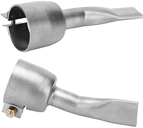 Puntas de Pistola de Calor Leister, 2 uds., Boquilla de Soldadura de Pistola de Aire Caliente, Acero Inoxidable para Hoja de Plástico de Pvc, Accesorios de Soldadura, Boquilla de