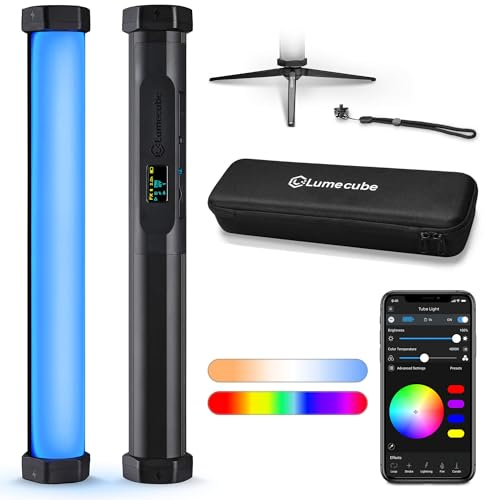 Lume Cube - Tube RGB Light Mini - Magnetic - Fitness - Weatherproof - Powerbank - for photo and video productions on set