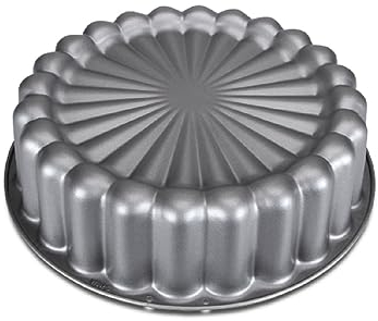 Städter Charlotte Backform, runde Springform, ø 26 cm, Silber, PFAS-frei, langlebige Antihaftbeschichtung