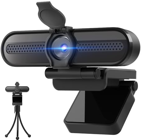 saylas 2K Webcam with Microphone, 78°FOV FHD PC Camera with 2K/30fps, 1080P/60fps, Privacy Cover, Plug & Play USB Web Cam, Autofocus, External Webcam for PC, Computer Web Camera for Laptop, Mac, Zoom