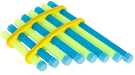 QUMIIRITY Selbstgemachte Panflöte Diy Panflöte Für Kinder Kleinkinder Kleines Instrument Musikspielzeug Für Kleinkinder Handgemachte Panflöte Kleines Diy Panflötenspielzeug Abs