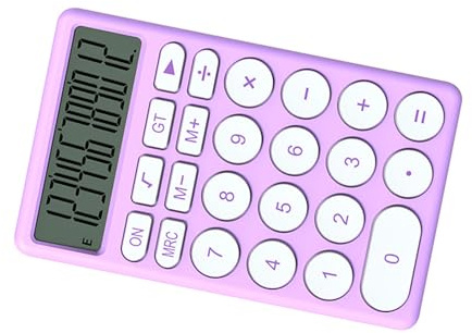Pssopp Calcolatore dei Cartoni Animati, Calcolatore Elettronico a Dimensioni Ridotte Portatile (PURPLE)