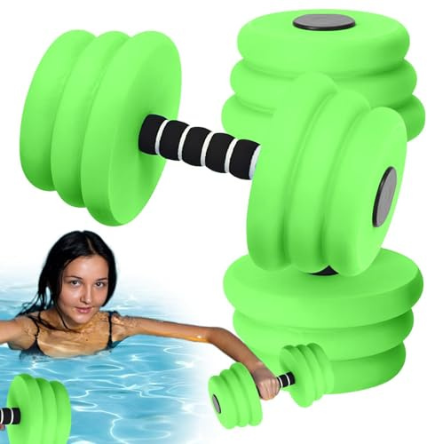 Vattenövning Pool 2 Stycken Träning Skivstång För | Vattenträning Hantlar Träning Simning Fitness Gym Hem Gym Sport Spa Och Bubbelbad