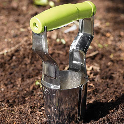 Metal Hand Held Bulb Planter with Handle & Depth Markings for All Bulbs 1 x Bulb Planter by Thompson and Morgan