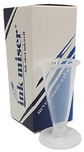 Luxury Brands Ink Miser Ink-Shot Mehrzweck-Tintenfass (11003), transparent