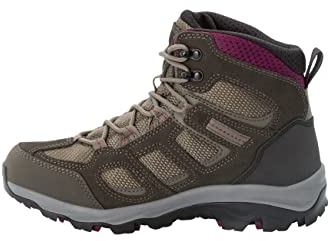 Jack Wolfskin Damen Vojo 3 Texapore Mid W, Khaki Burgundy, 41 EU