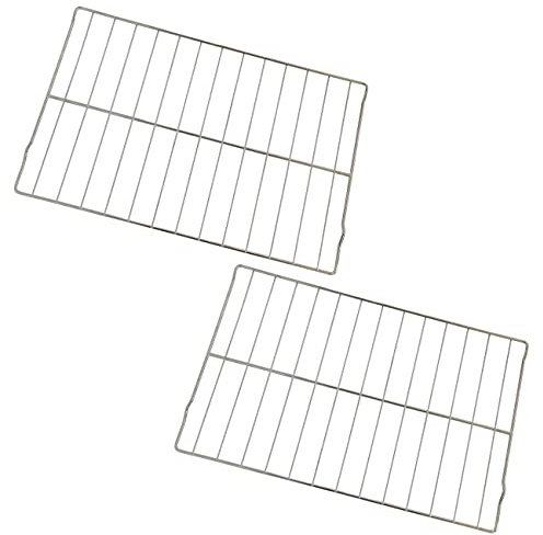 Upgraded WB48T10063 Oven Rack 24 x 17 Compatible With GE General Electric Hotpoint Oven, 304 Stainless Steel Oven Racks Replacement 2 Packs