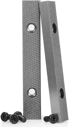 Forward 5 Inch Replacement Steel Jaw Plates (1 Pair) and Screws