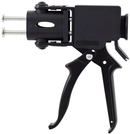 Pistola de aplicación Metálica para Pegamento Resina Epoxi 2 componentes Cartuchos de Adhesivo bicomponente 50ml