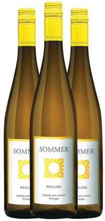 Schloss Vollrads Sommer SV Riesling Trocken Rheingau 75 cl Weißwein (Karton mit 3 Flaschen von 75 cl)