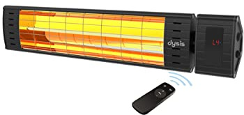 Dysis Terrasse Infrarot Heizstrahler Mit Fernbedienung, 2300 W, 4 Heizstufen, IP 65 Staub- Und Regenfest Für Innen- & Außenbereich, Deckenheizstrahler