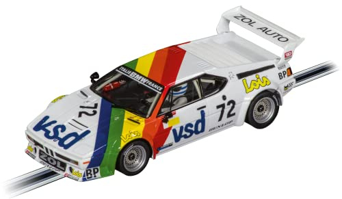Carrera DIGITAL 132 20031040 BMW M1 BMW Zol'Auto No.72 24h 1981 Slotbil, replik av BMW M1 Procar från 1981, utrustad med fram-, bak- och bromsljus, detaljerad slotbil i skala 1:32