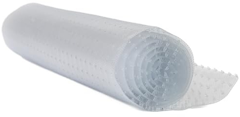 HugsandTails Pet Carpet Protector - Doorway Damage Deterrent and Scratch-Stopper for Cats, Dogs, and Pets, Heavy-Duty PVC Runner, Cut to Fit, Clear, 15 Inches x 48 Inches, Made in The USA