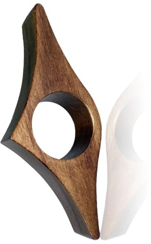 Soporte para páginas de libros de 23 mm, para el pulgar, hecho a mano, de madera de nogal, accesorio de lectura, regalos para amantes de los libros, lectores y profesores