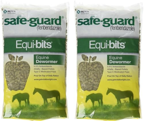 Intervet Safeguard - Pellets antiparasitarios para caballos, 1.3 libras (paquete de 2)