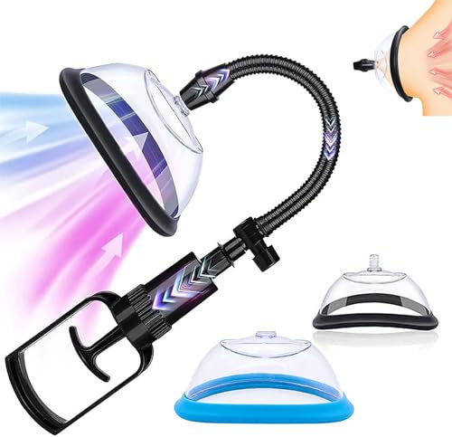 Vagina Pumpe Klitoris Saugschalen Muschipumpe Sexspielzeug für Frauen Nippelsauger Brustwarzen Nippel-Klitoris-Stimulator Klitoris Sauger Manuelle Vakuum Klitoral Vaginapumpe mit Saugglocke&Handpumpe