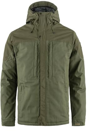Fjallraven Skogso Padded Jacket Men's Winter Synthetic Insulated Coat, Laurel Green, M