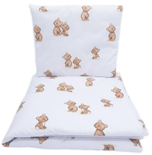 Baby's Comfort Bedding Set Duvet Cover (120 x 150 cm) + Pillowcase (40 x 60 cm), Little bears