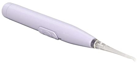 BRRNOO Herramienta de Limpieza de Oídos, Limpiador de Oídos con Luz, Linterna Recargable por USB, Punta Redonda, LED, Cuchara para Recoger la Cera de los, Cuchara para Quitar la Cera de los para