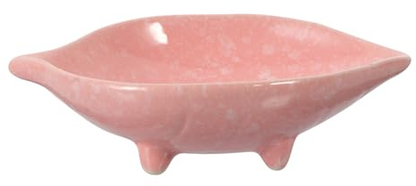 Abaodam Gamelle en Céramique pour Petits Animaux – Bol pour Hamster et Écureuil Design Hérisson Anti-Renversement 1 Pièce Facile à Nettoyer pour Nourriture et Eau