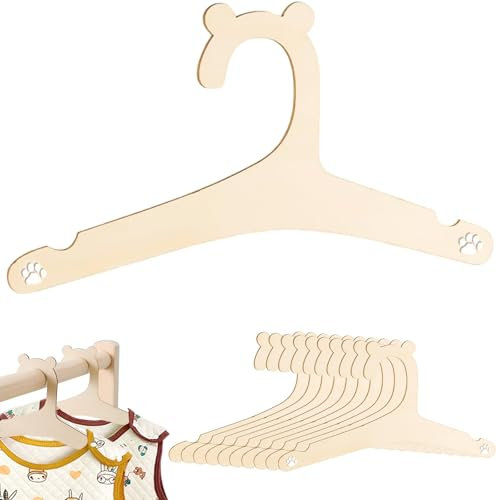 10 grucce appendiabiti per bambini, per vestiti, pantaloni e giocattoli