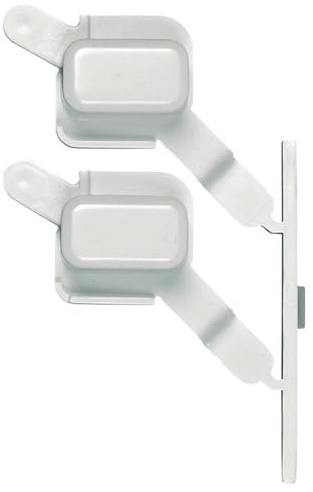 VIOKS Tasto di ricambio per Whirlpool Bauknеcht 481071425531 Indesit C00343986 66 x 41 x 19 mm pulsante reset pulsante di avviamento, interruttore a 2 livelli per lavatrice AWM AWS HDW WA WAE WAK WCM