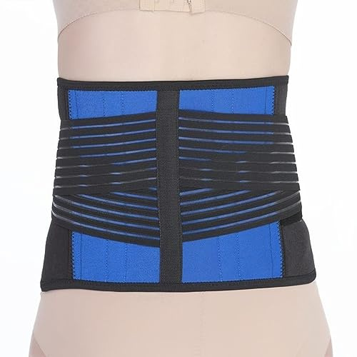 Back Bandage Men & Women - Back Support Belt To Stabilize The Lumbar Vertebrae During Sports And Work - Compression With Double Adjustment Straps