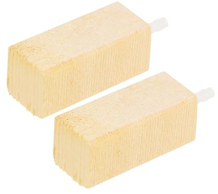 FOMIYES Diffuseur D'oxygène Léger et Délicat pour Aquarium à Bulles en Bois 2pcs pour Écumeur de Protéines en Eau Douce et Culture Hydroponique